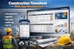 develop web timesheet app for construction companies using asp dot net and sqi