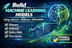 build machine learning models using sklearn, xgboost, svm, knn and time series