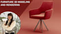 chair and seating 3d modeling and rendering