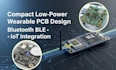design compact low power wearable pcb with bluetooth ble and iot integration