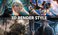 create 3d render ai art, both sfw and nsfw