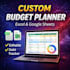 create a savings tracker and financial planning spreadsheet