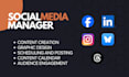 manage social media content, design, and posting