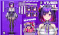 design and rig anime live 2d vtuber model live2d vtuber rigging vtube prprlive