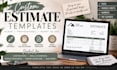 create a custom professional estimate template