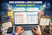 do data scraping and data cleaning in google sheets