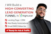build a high converting lead generation funnel in gohighlevel