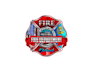 create attractive and imagination fire fighter logo design