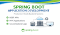 develop spring boot backend applications and rest apis