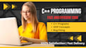 write clean and efficient c plus plus programs with fast delivery