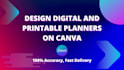 design digital and printable planners