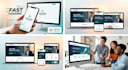 develop a fast responsive website for startups