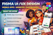 do figma ui ux design user interface mobile ux app website design dashboard