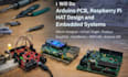 do arduino pcb, raspberry pi hat design and embedded systems