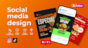 design eye catching posts for instagram and tiktok