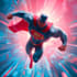 make drawing of super hero character