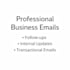 write professional business emails and replies