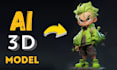 create ai generated 3d models