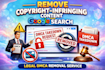remove copyright infringing content from google search