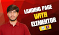 create an incredible landing page with elementor