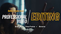 provide professional video editing in davinci resolve studio