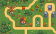 create pixel art tileset, top down tile map, background, indie game props, asset