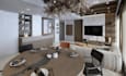 redesign basement layout,apartment interior,modern uk house,kitchen render,villa