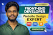 design and develop a responsive and modern front end website