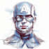 create a superhero sketch portrait and illustrations