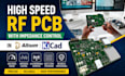 design high speed rf pcb with impedance control in altium and kicad