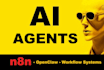 develop custom ai agents or n8n workflow or ai  automations agent
