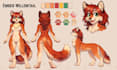create furry reference sheet anthro furry ref sheet  character reference sheet