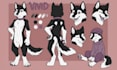 draw furry reference sheet fursona ref sheet anthro ref sheet oc art commission