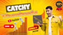 design catchy thumbnails for youtube and banners