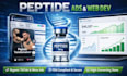 run organic tiktok ads, facebook or ig ads for peptide website, peptide website