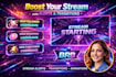 design stream alerts and animated transitions for live streams