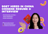 edit your chinese resume and coach your interview