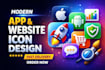 design professional or unique custom icon and favicon design