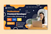 build a responsive front end website with HTML CSS js