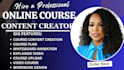 online course content, ppt, workbook, coursework training manual, video creation