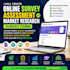 create online survey assessment, academics or market research survey form