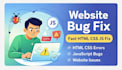 fix HTML CSS javascript bugs
