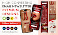 create a professionally designed email newsletter