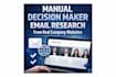 manually find decision maker emails from company websites