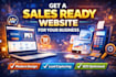 make a sales ready website for your business