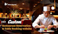 develop restaurant reservation and table booking website