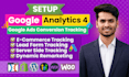setup ga4, gtm, google ads conversion tracking and server side tracking