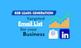 do b2b leads generation, linkedin leads generation and do web research