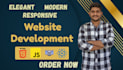 do full stack custom website development as full stack developer