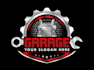 create a professional car and garage logo with modern style